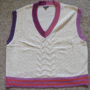 Cream Sweater Vest